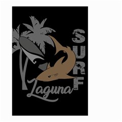 Surf - Laguna Small Garden Flag (two Sides) by Valentinaart