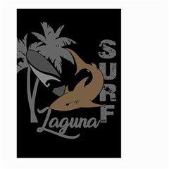 Surf - Laguna Large Garden Flag (two Sides) by Valentinaart