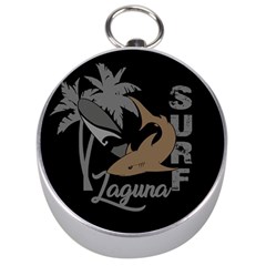 Surf - Laguna Silver Compasses by Valentinaart