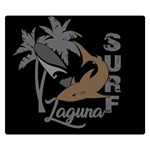 Surf - Laguna Double Sided Flano Blanket (Small)  50 x40  Blanket Front