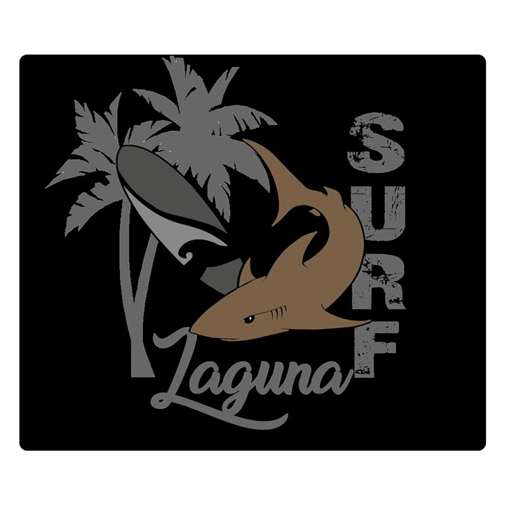 Surf - Laguna Double Sided Flano Blanket (Small) 