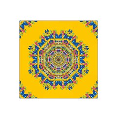 Happy Fantasy Earth Mandala Satin Bandana Scarf by pepitasart