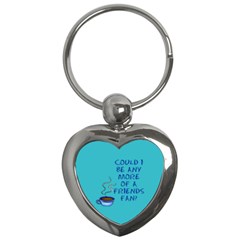 Could I Be Any More Of A Friends Fan? Design Key Chains (heart)  by RoseTylersFanShop