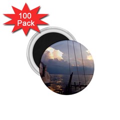 Sailing Into The Storm 1 75  Magnets (100 Pack)  by oddzodd