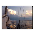 Sailing Into The Storm Fleece Blanket (Small) 50 x40  Blanket Front