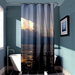 Sailing Into The Storm Shower Curtain 36  X 72  (stall) 