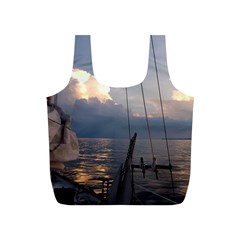 Sailing Into The Storm Full Print Recycle Bags (s)  by oddzodd