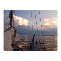 Sailing Into The Storm Double Sided Flano Blanket (mini)  by oddzodd