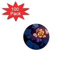 Flower 1  Mini Magnets (100 Pack)  by oddzodd