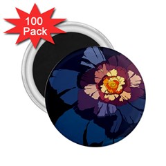 Flower 2 25  Magnets (100 Pack) 