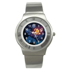 Flower Stainless Steel Watch