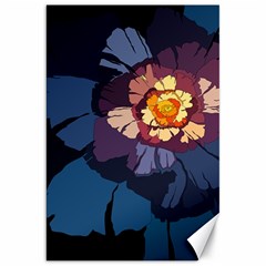 Flower Canvas 20  X 30   by oddzodd