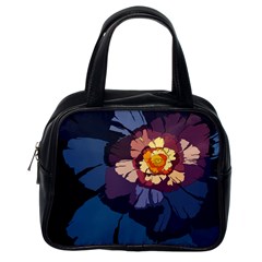 Flower Classic Handbags (one Side) by oddzodd