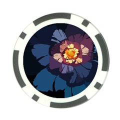 Flower Poker Chip Card Guard (10 Pack) by oddzodd