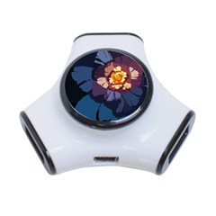 Flower 3-port Usb Hub by oddzodd