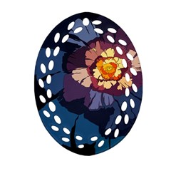 Flower Ornament (oval Filigree)