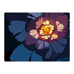 Flower Double Sided Flano Blanket (mini)  by oddzodd