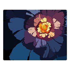 Flower Double Sided Flano Blanket (large)  by oddzodd