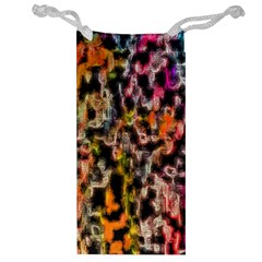 Colorful Texture                     Jewelry Bag by LalyLauraFLM