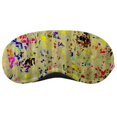 Paint Strokes On A Wood Background                    Sleeping Mask by LalyLauraFLM