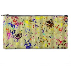 Paint Strokes On A Wood Background              Pencil Case by LalyLauraFLM