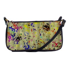 Paint Strokes On A Wood Background                    Shoulder Clutch Bag by LalyLauraFLM