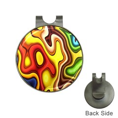 Colorful 3d Shapes                     Golf Ball Marker Hat Clip by LalyLauraFLM