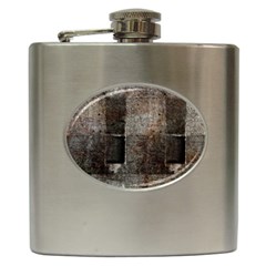 Concrete Grunge Texture                      Hip Flask (6 Oz) by LalyLauraFLM