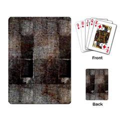 Concrete Grunge Texture                      Playing Cards Single Design by LalyLauraFLM