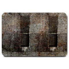 Concrete Grunge Texture                      Large Doormat by LalyLauraFLM