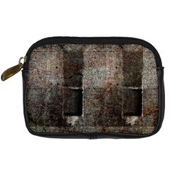 Concrete Grunge Texture                 Digital Camera Leather Case by LalyLauraFLM