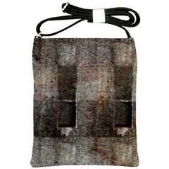 Concrete Grunge Texture                      Shoulder Sling Bag by LalyLauraFLM