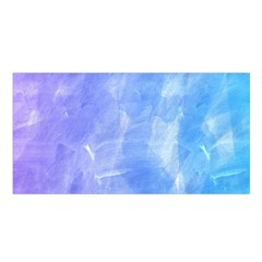 Blue purple watercolors                 Satin Shawl