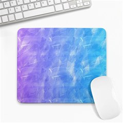 Blue purple watercolors                     Large Mousepad