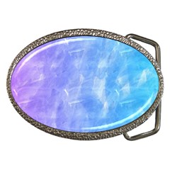 Blue purple watercolors                     Belt Buckle