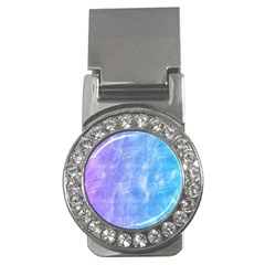 Blue purple watercolors                     Money Clip (CZ)