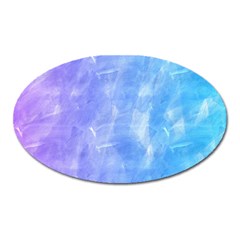 Blue purple watercolors                     Magnet (Oval)