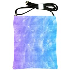 Blue purple watercolors                     Shoulder Sling Bag