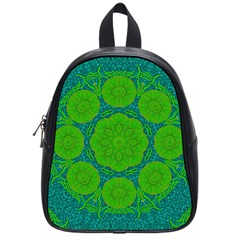 Summer And Festive Touch Of Peace And Fantasy School Bags (small)  by pepitasart