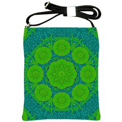 Summer And Festive Touch Of Peace And Fantasy Shoulder Sling Bags by pepitasart