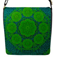 Summer And Festive Touch Of Peace And Fantasy Flap Messenger Bag (s) by pepitasart