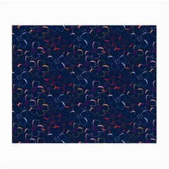 colorful floral patterns Small Glasses Cloth (2-Side)