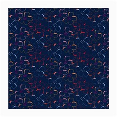 Colorful Floral Patterns Medium Glasses Cloth by berwies