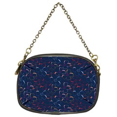 colorful floral patterns Chain Purses (One Side) 