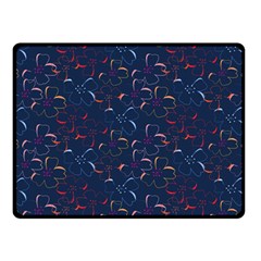 colorful floral patterns Fleece Blanket (Small)