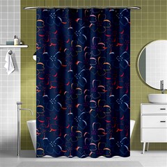 colorful floral patterns Shower Curtain 48  x 72  (Small) 