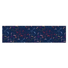 colorful floral patterns Satin Scarf (Oblong)