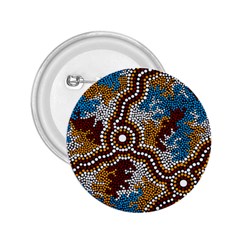 Aboriginal Art – Wetland Dreaming 2 25  Buttons by hogartharts