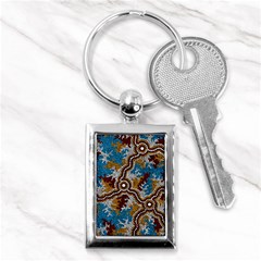 Aboriginal Art – Wetland Dreaming Key Chains (rectangle) 