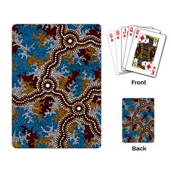 Aboriginal Art – Wetland Dreaming Playing Card